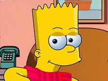 Барт Симпсон одевалка