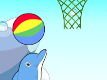 Баскетбол с дельфином