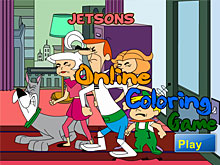 Джетсоны: Онлайн раскраска 