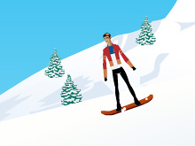 Генератор Рекс на сноуборде