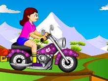 Гонки для девочек: Сара на мотоцикле