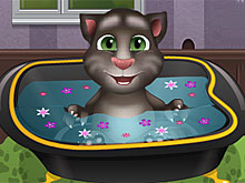 Говорящий кот Том: Малыш в ванной