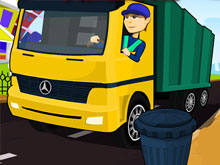 Грузовики: Водитель мусоровоза