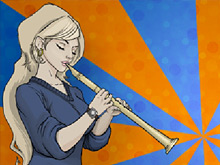 Играть на флейте
