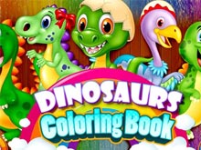 Книга раскрасок динозавров