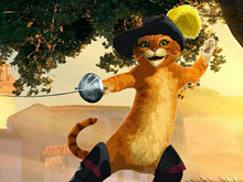Кот в сапогах - игра на одевание