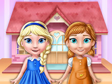 Кукольный домик Эльзы и Анны