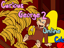 Любопытный Джордж 2: Онлайн раскраска