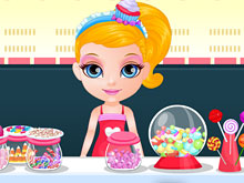 Малышка Барби: Безделье в магазине конфет
