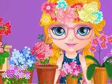 Малышка Барби: Безделье в цветочном магазине