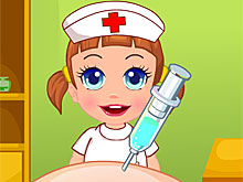 Малышка Севен - медсестра