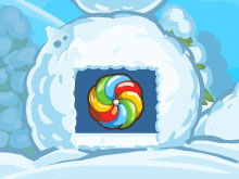 Найти конфету: Зима