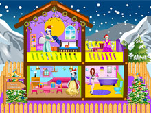Новогодний кукольный домик принцесс Диснея