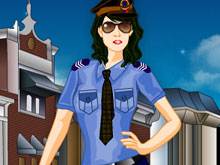 Одевалка: Девушка полицейский