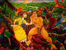 Пазлы Тарзан и Джейн 
