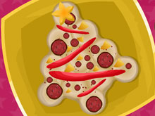 Пицца: Новогодняя елка
