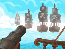 Пушка против пиратов