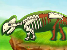 Раскопки останков динозавров