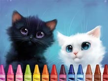 Раскраска котиков