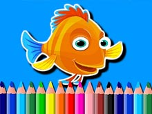 Раскраска рыбок