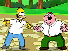 Симпсон против Гриффина: Уличный бой