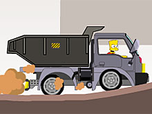 Симпсоны: Барт на грузовике