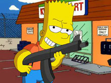 Симпсоны: Барт стрелялка