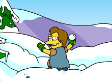 Симпсоны: Битва снежками