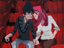 Скрытые поцелуи в кинотеатре