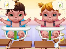 Уход за малышами близнецами