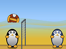 Волейбол: Удар пингвина