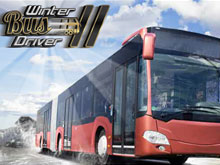 Вождение автобуса зимой 2