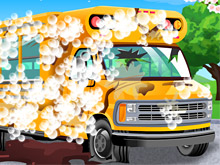 Автомойка: Мыть школьный автобус