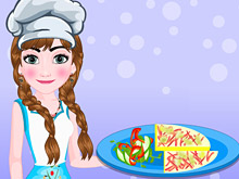 Холодное сердце: Анна готовит вкусную пиццу