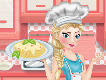 Холодное сердце: Эльза готовит спагетти
