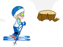 Холодное сердце: Малышка Эльза катается на лыжах