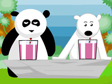 Панда против медведя