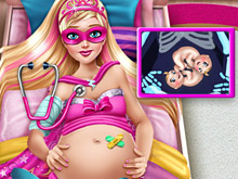 Ранение беременной супер Барби